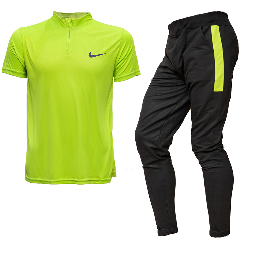 ست تیشرت و شلوار Nike سبز